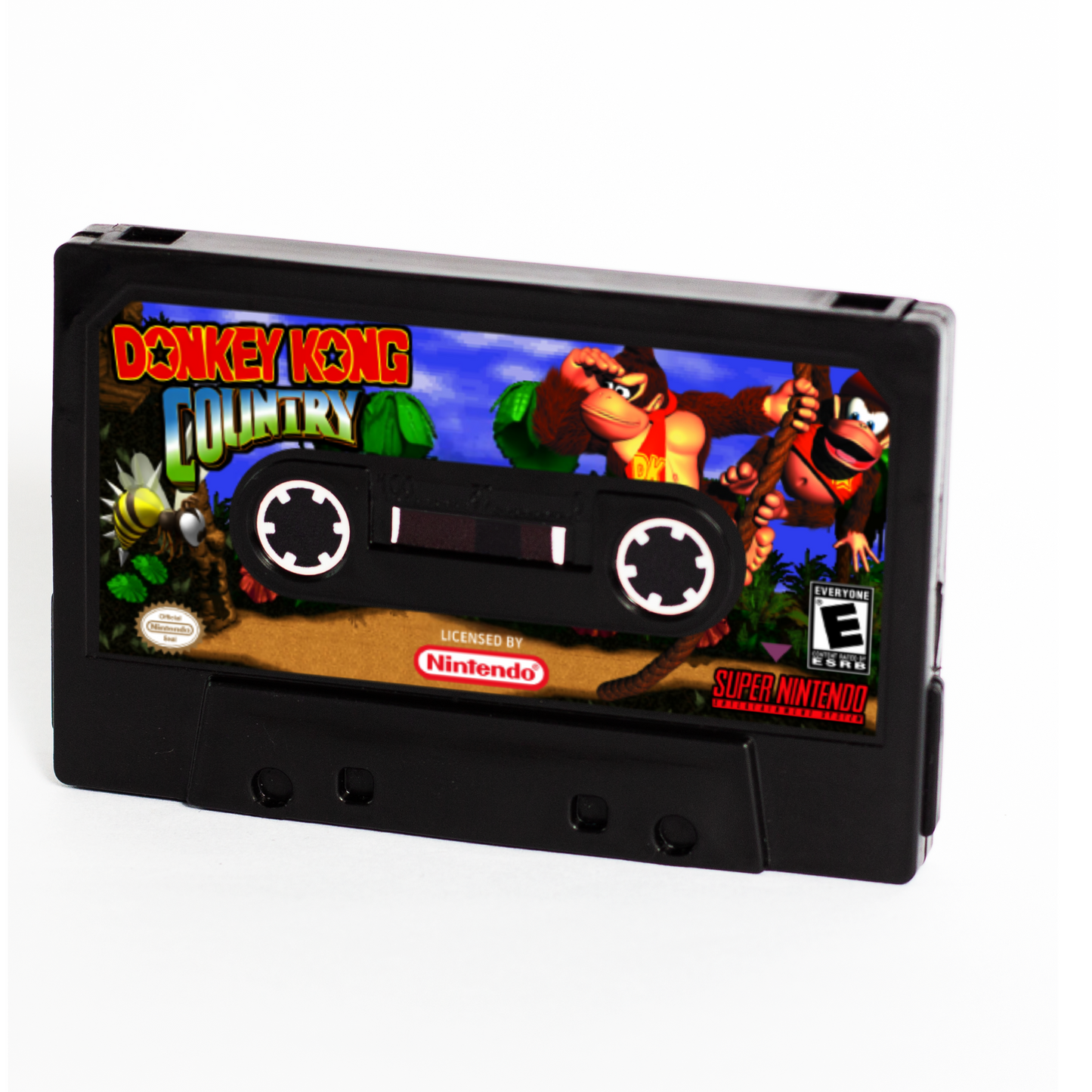 Carteira Donkey Kong Country SNES - preta - lado B