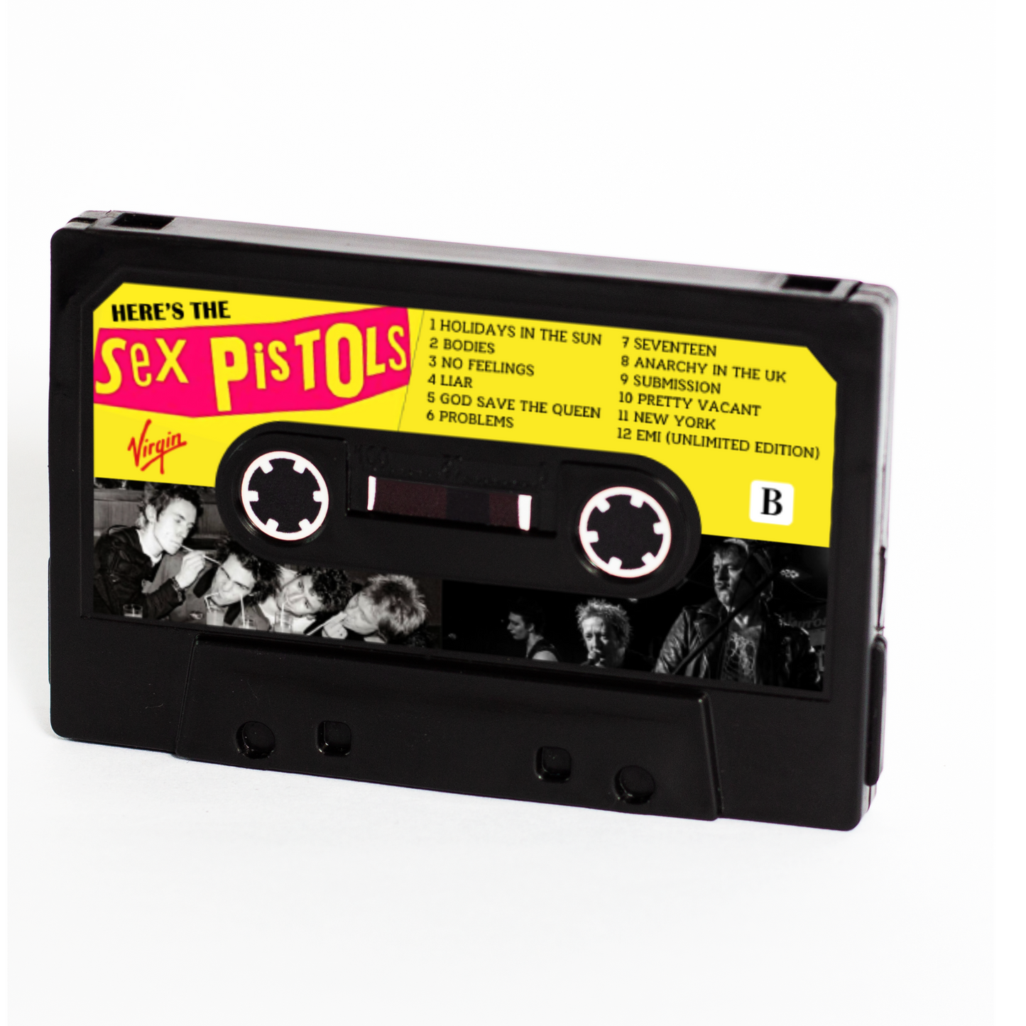 Carteira Sex Pistols (Nevermind The Bollocks) - preta - lado B