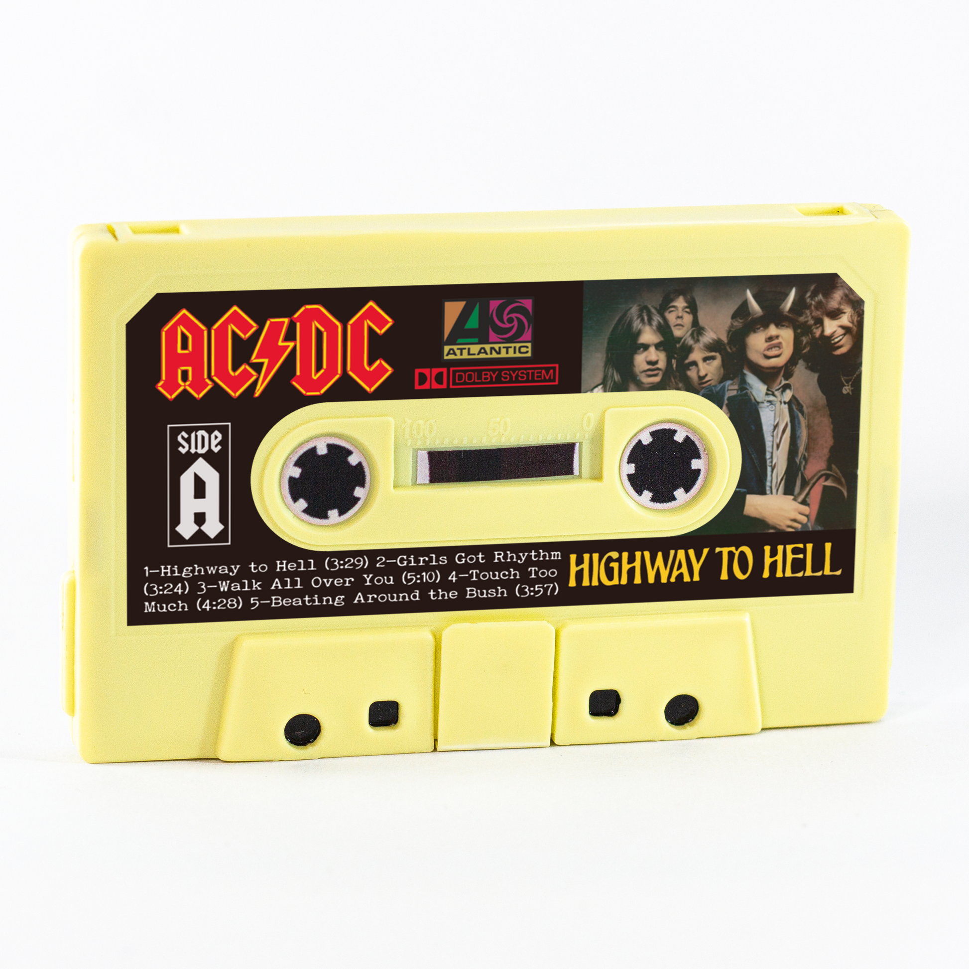 Carteira ACDC  Highway to Hell - bege lado A