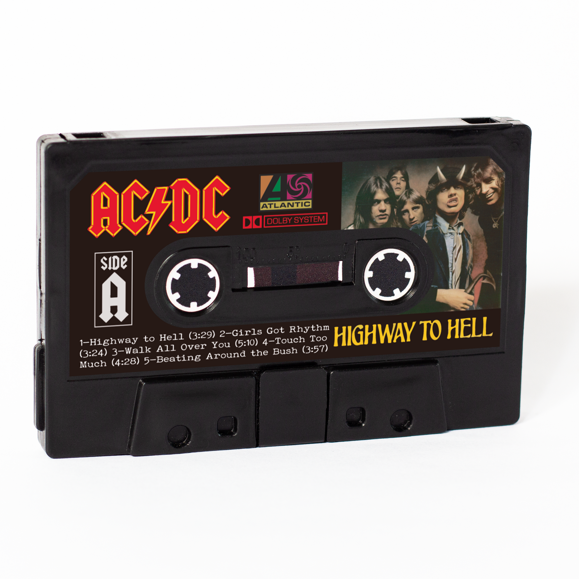 Carteira ACDC  Highway to Hell - preta lado A