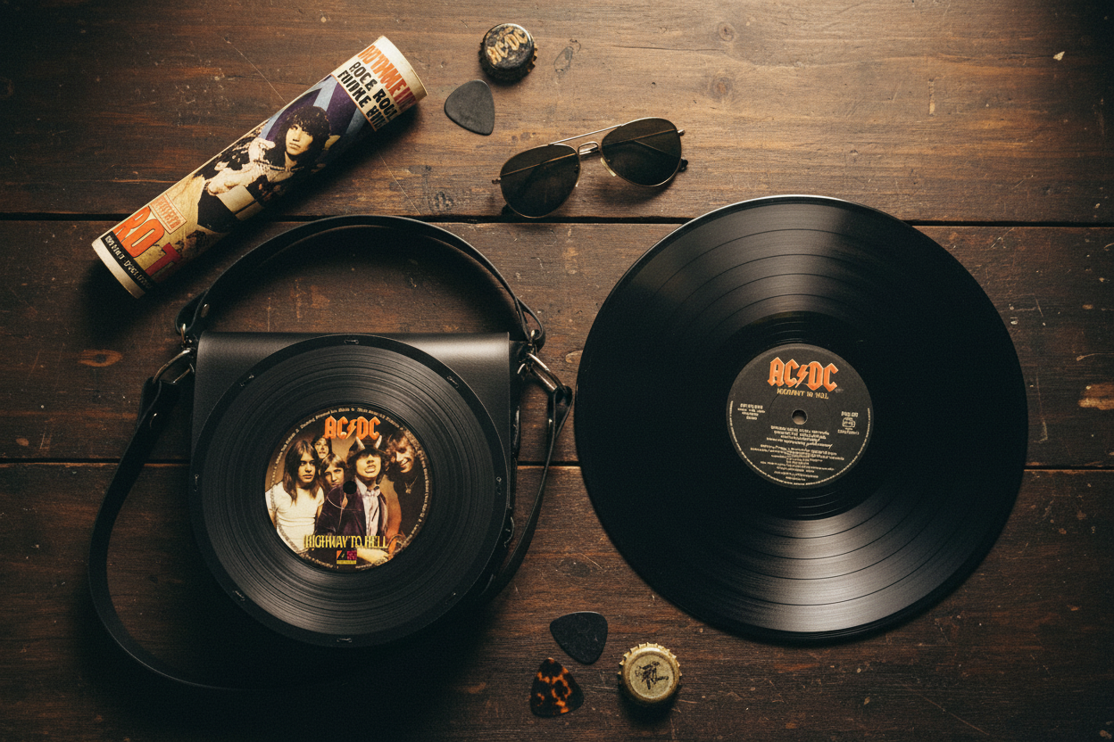 Bolsa Disco de Vinil - ACDC (Highway to Hell)