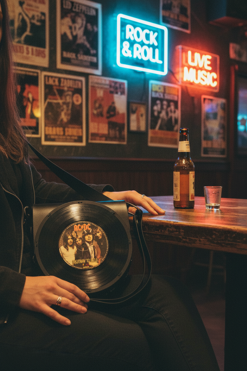 Bolsa Disco de Vinil - ACDC (Highway to Hell)