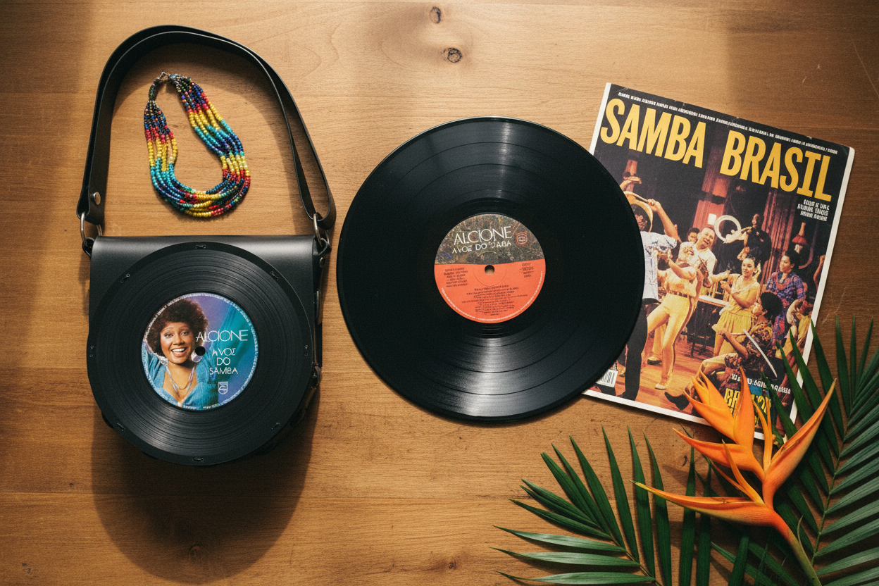 Bolsa Disco de Vinil - Alcione (A voz do samba)