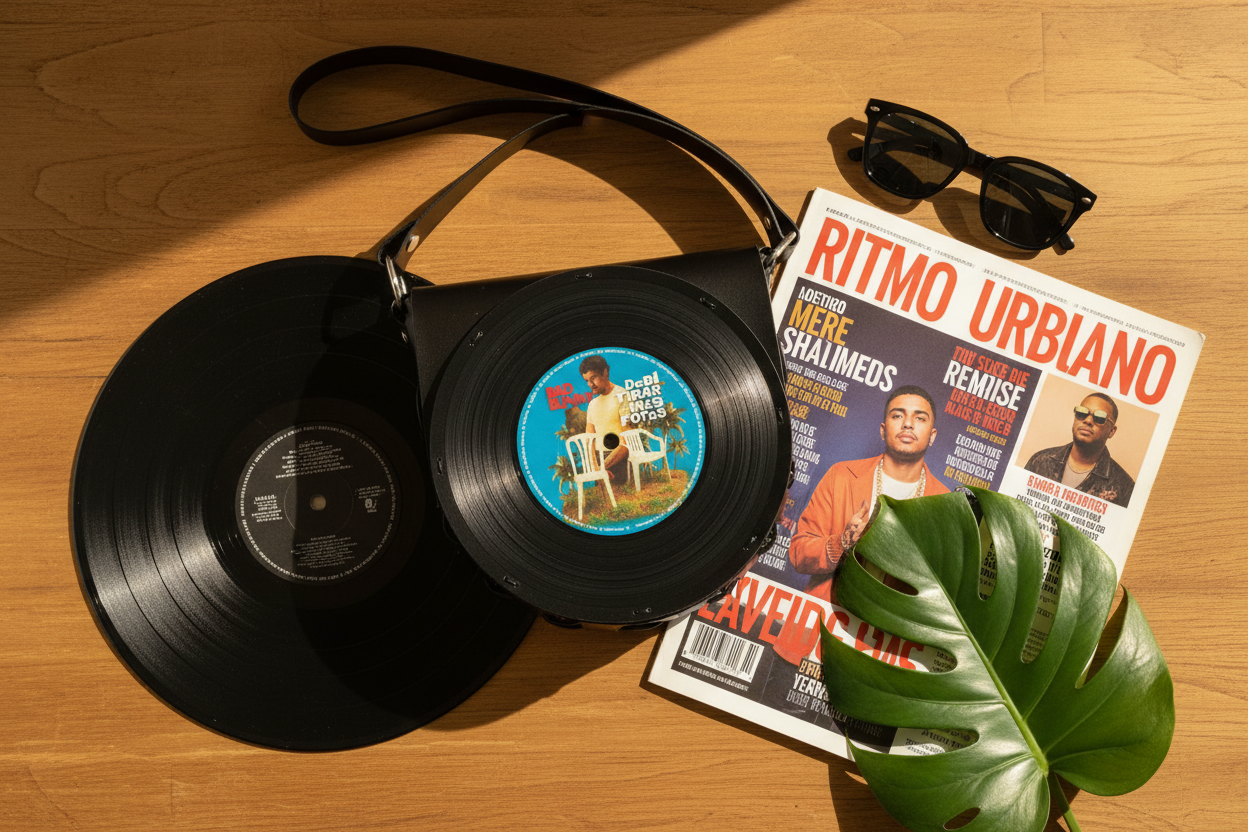 Bolsa Disco de Vinil - Bad Bunny - (Debí Tirar Más Fotos) - Arte 2