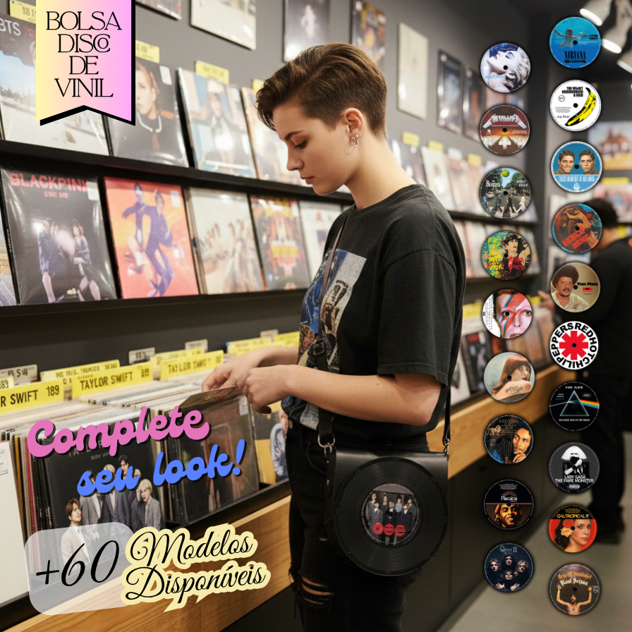 Bolsa Disco de Vinil - BTS