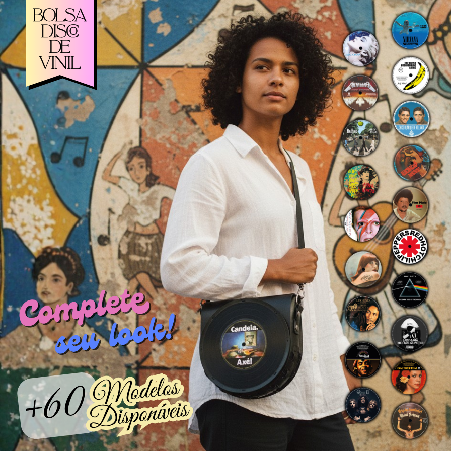 Bolsa Disco de Vinil - Candeia (Axé!)
