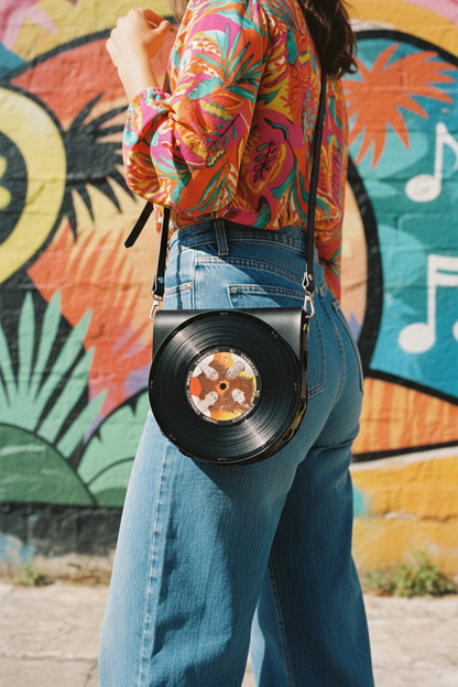 Bolsa Disco de Vinil - Doces Bárbaros