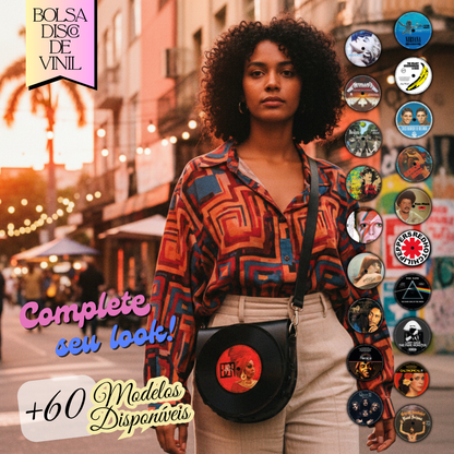 Bolsa Disco de Vinil - Elza Soares (A mulher do fim do mundo)