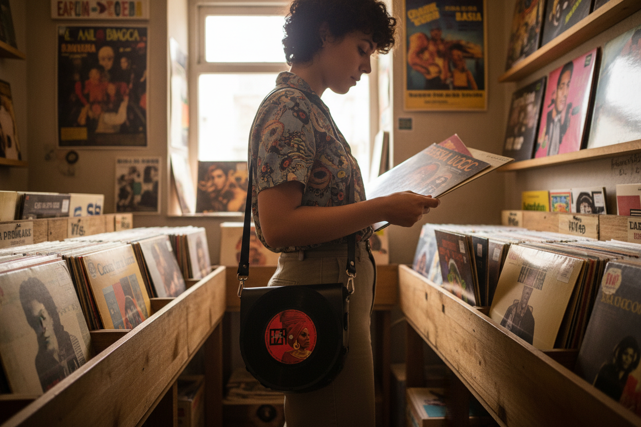 Bolsa Disco de Vinil - Elza Soares (A mulher do fim do mundo)