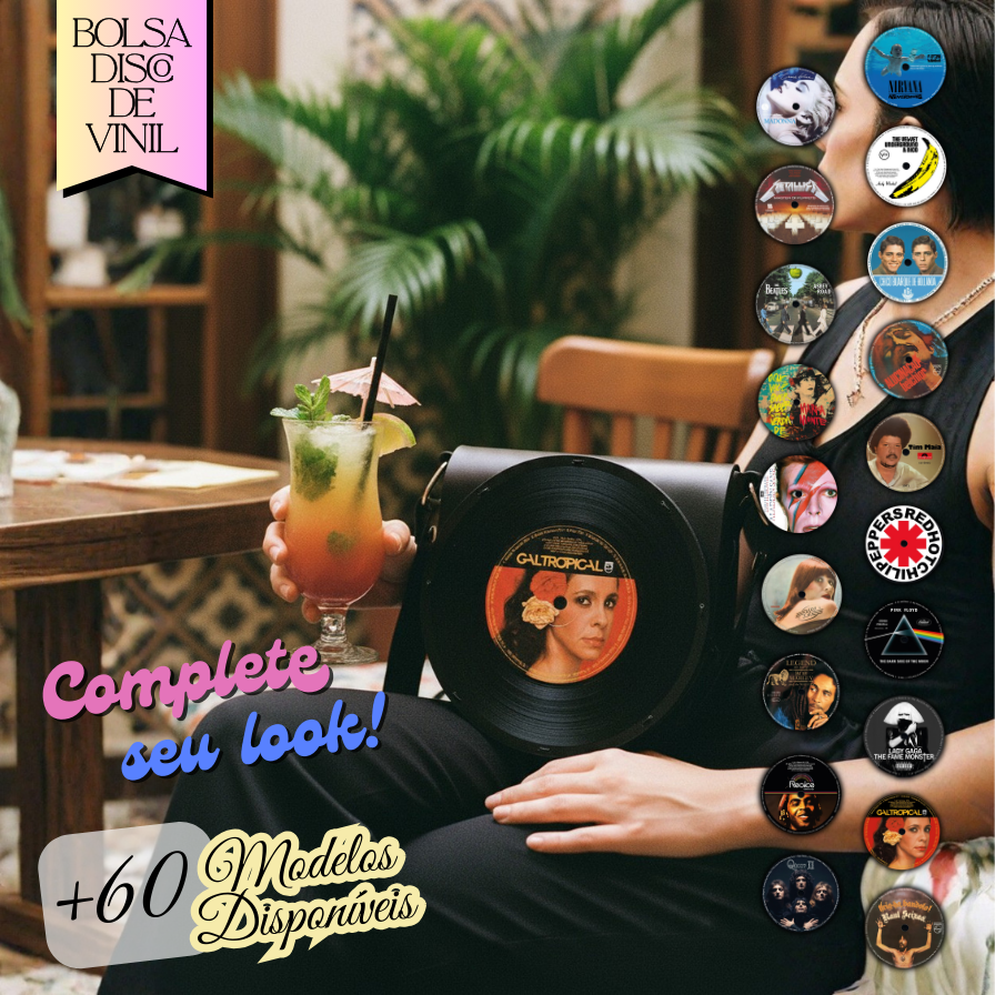 Bolsa Disco de Vinil - Gal Costa