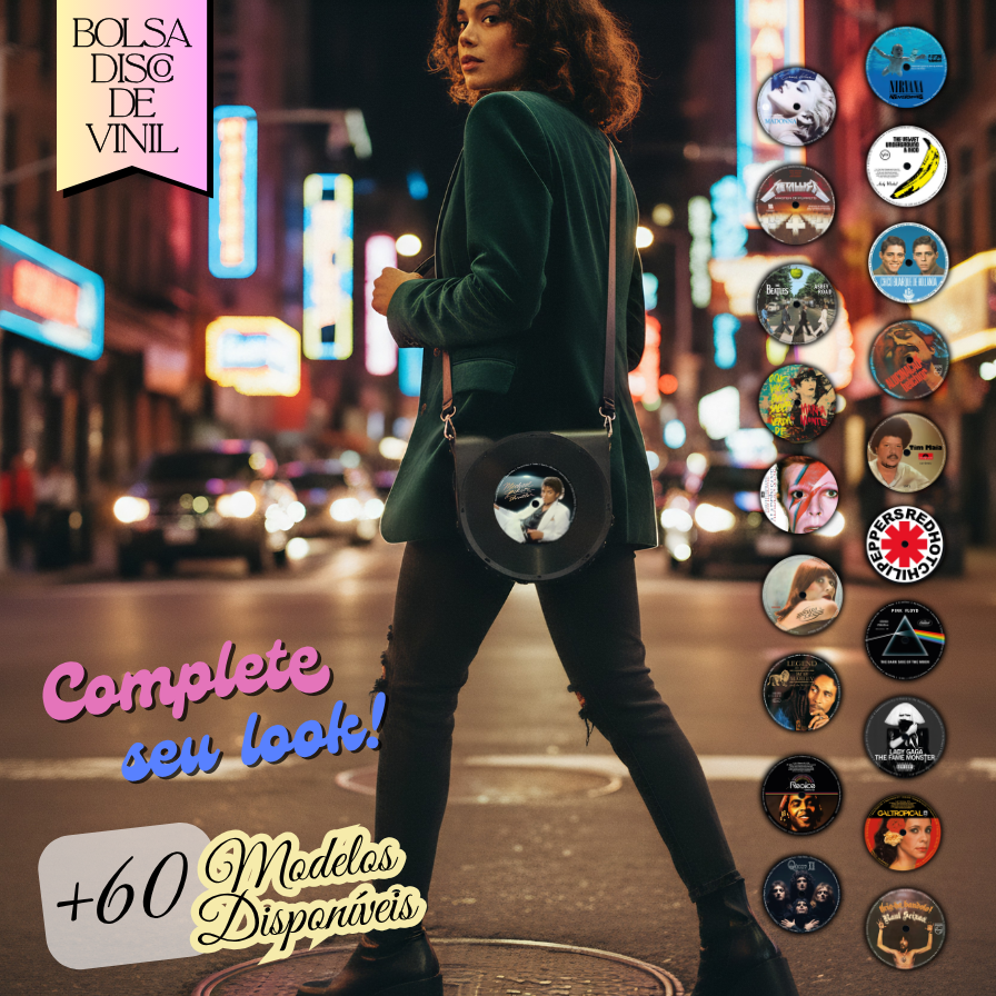 Bolsa Disco de Vinil - Michael Jackson (Thriller)