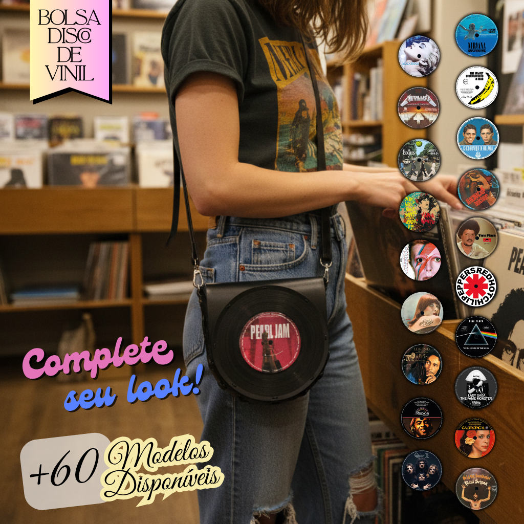 Bolsa Disco de Vinil - Pearl Jam