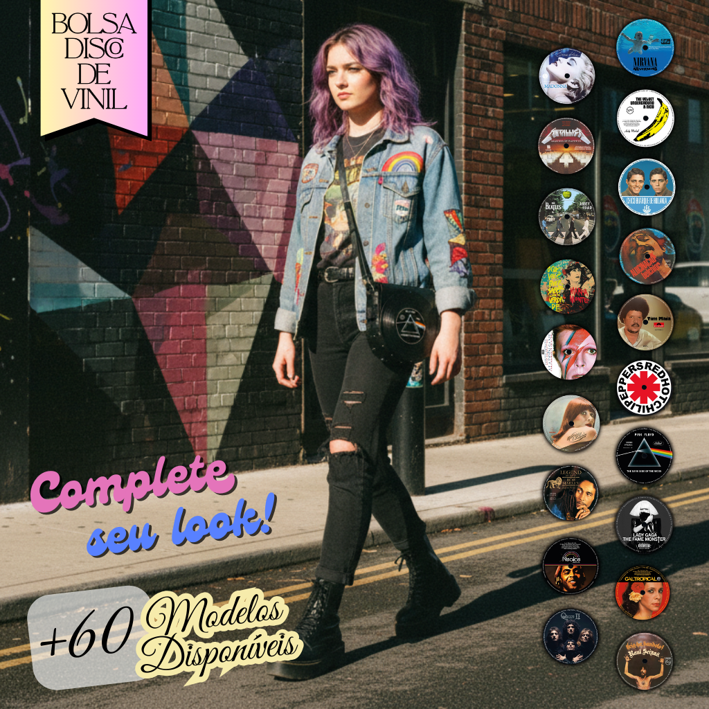 Bolsa Disco de Vinil - Pink Floyd