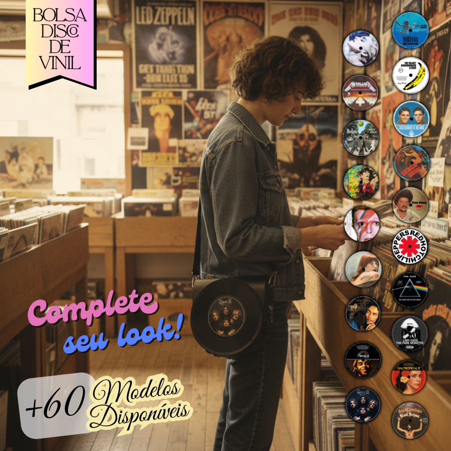 Bolsa Disco de Vinil - Queen