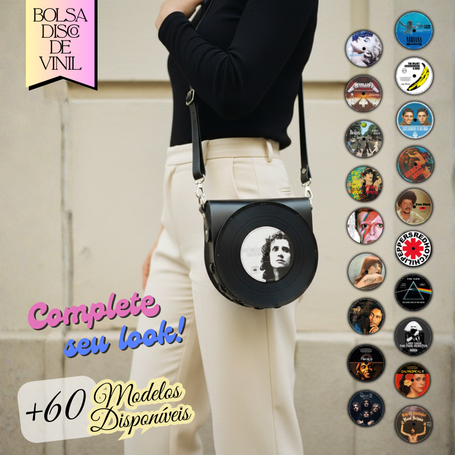 Bolsa Disco de Vinil - Roberto Carlos
