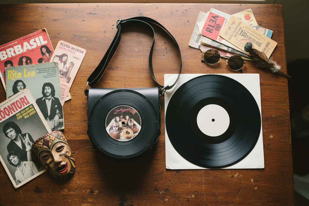 Bolsa Disco de Vinil - Secos e Molhados