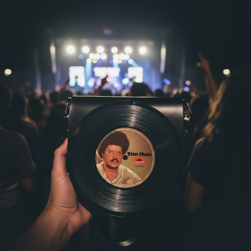 Bolsa Tim Maia - foco no artwork