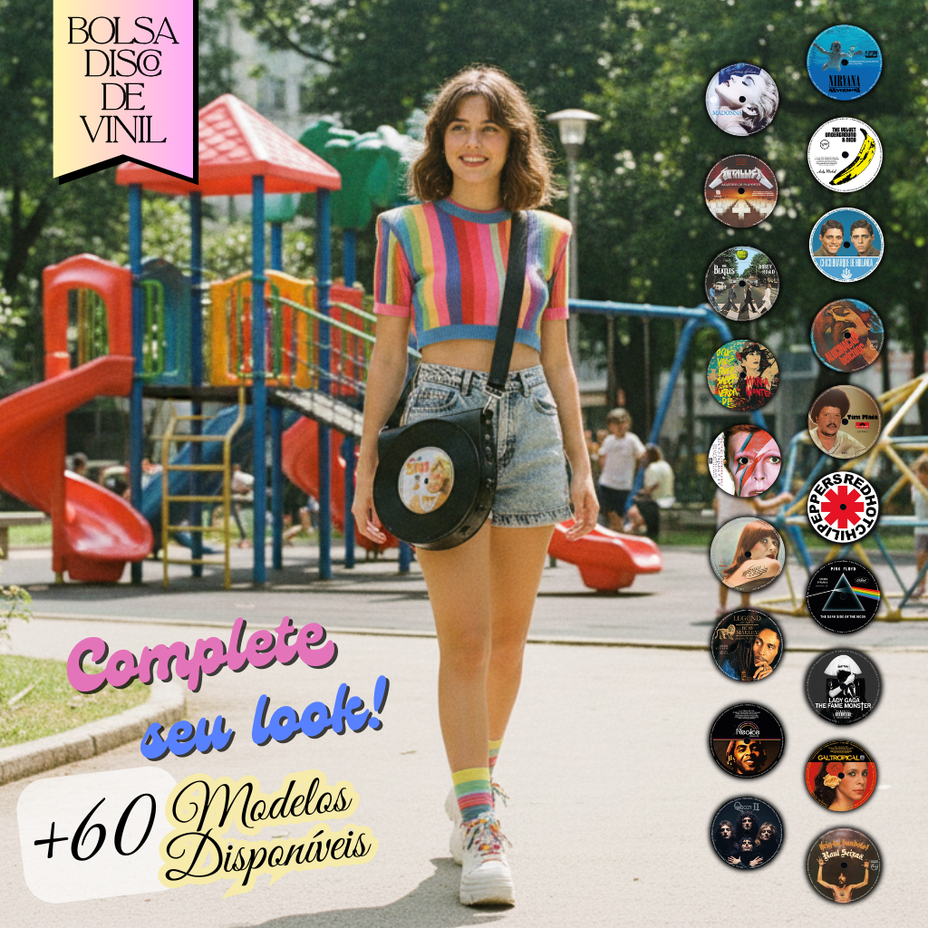 Bolsa Disco de Vinil - Xou da Xuxa