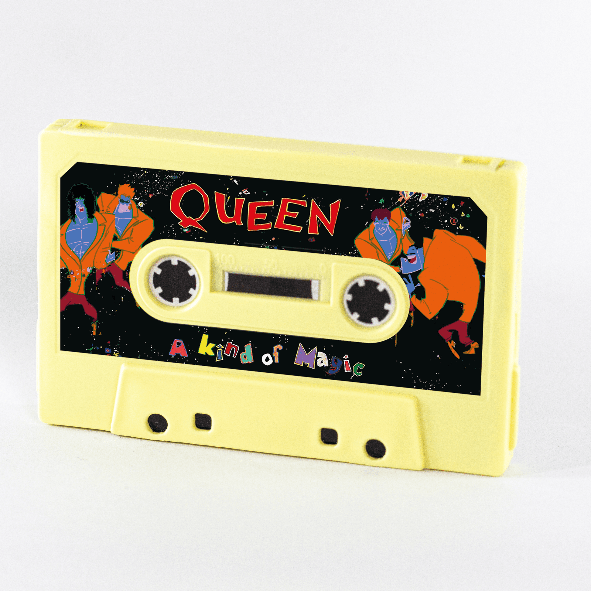 Carteira Queen (A Kind of Magic) - bege - lado B