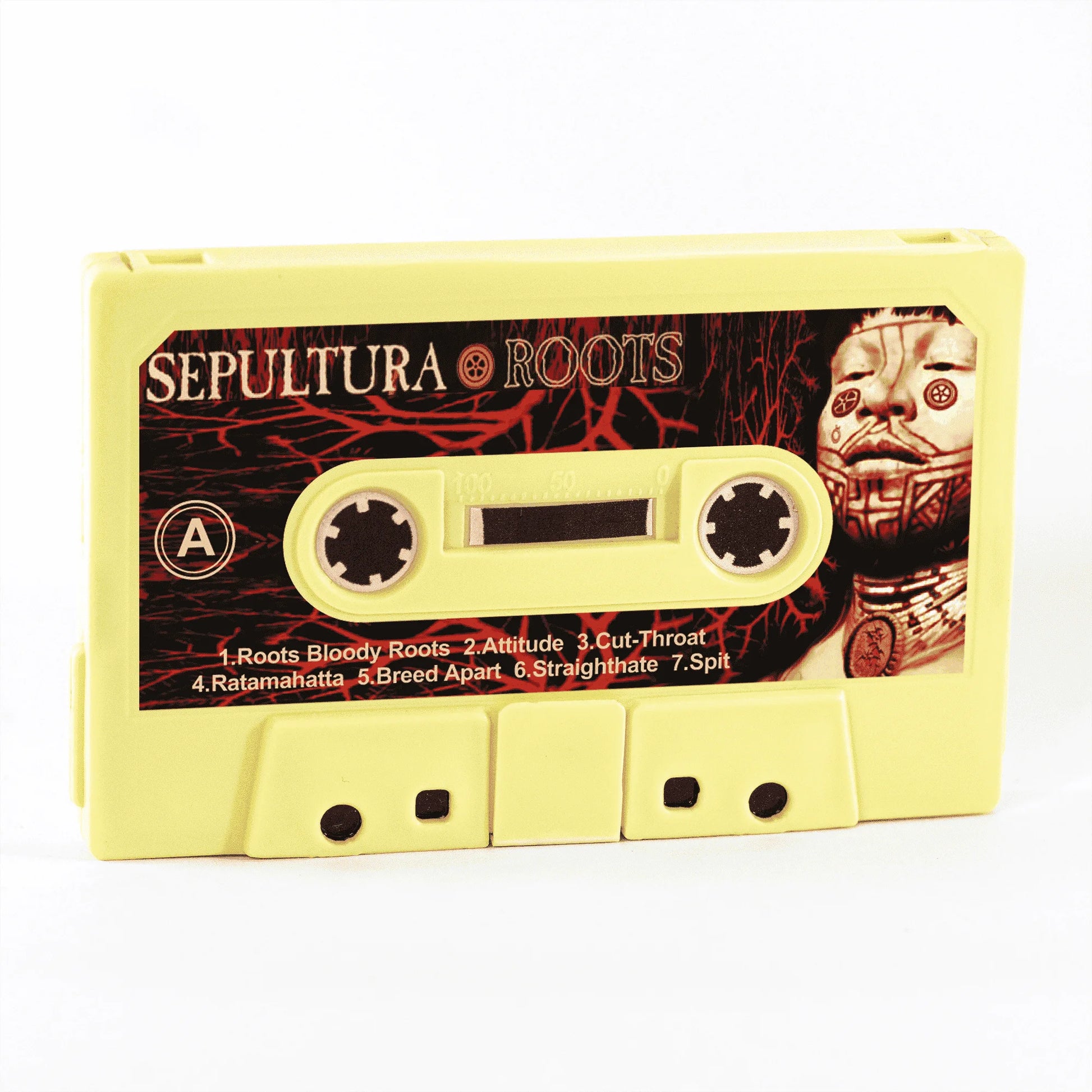 Carteira Sepultura (Roots) - bege - lado A